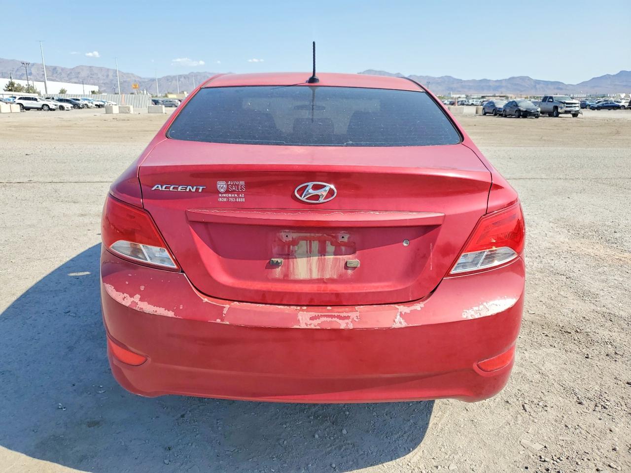 2015 Hyundai Accent Gls Red vin: KMHCT4AE5FU882592