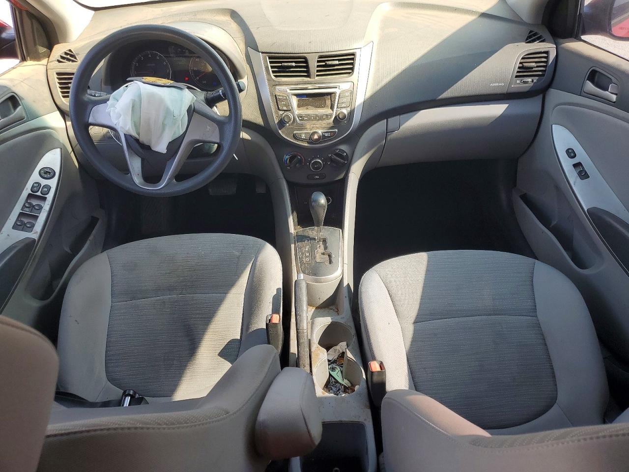 2015 Hyundai Accent Gls Red vin: KMHCT4AE5FU882592