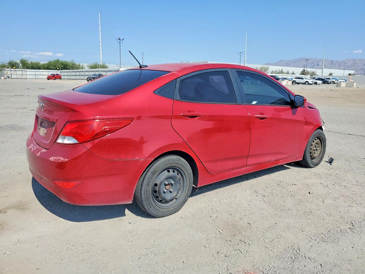 2015 Hyundai Accent Gls Red vin: KMHCT4AE5FU882592