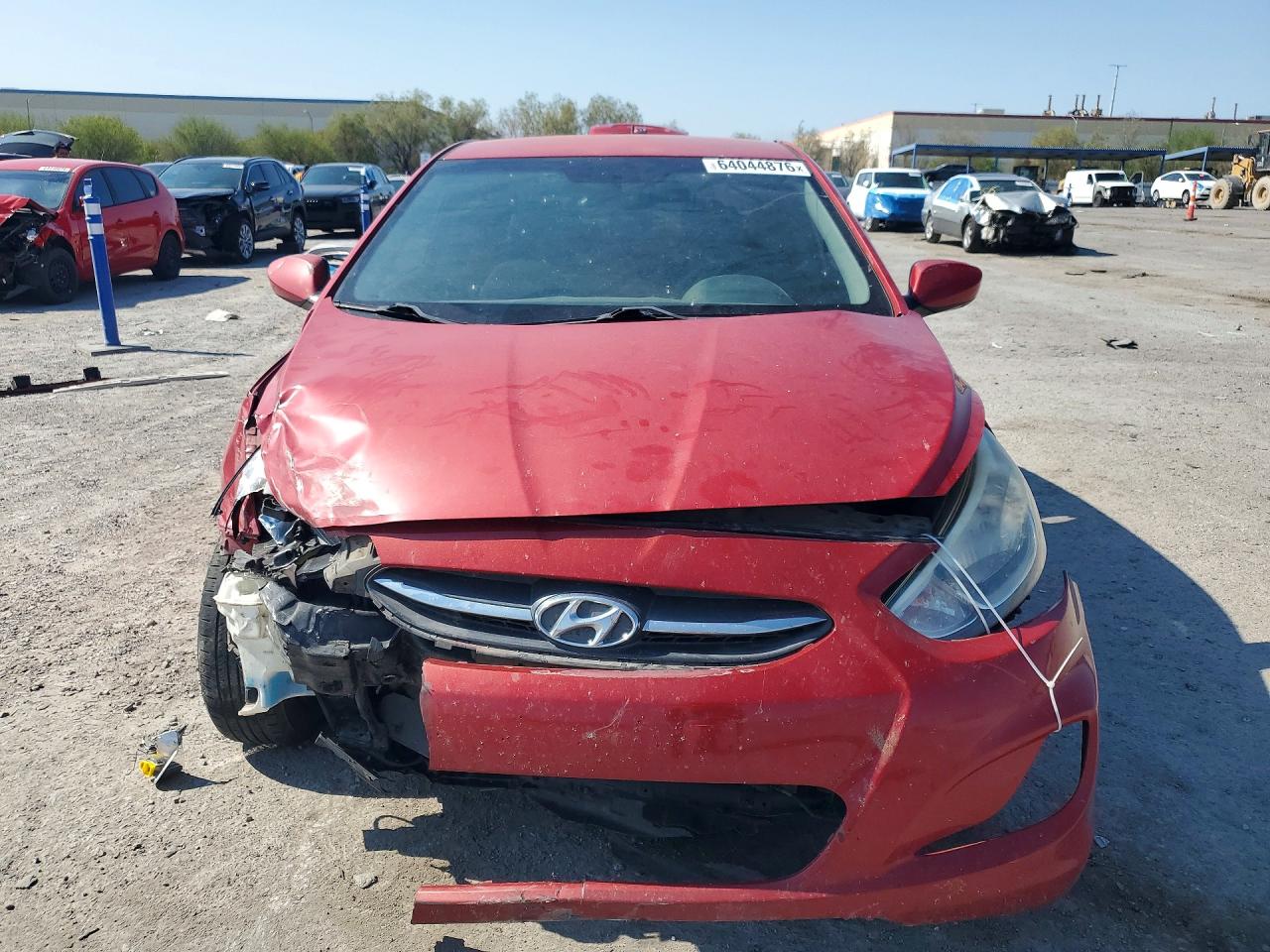 2015 Hyundai Accent Gls Red vin: KMHCT4AE5FU882592