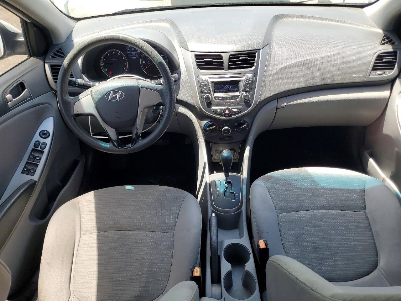 2015 Hyundai Accent Gls White vin: KMHCT4AE5FU928888