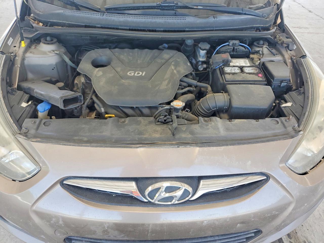 2012 Hyundai Accent Gls Gray vin: KMHCT4AE6CU065661