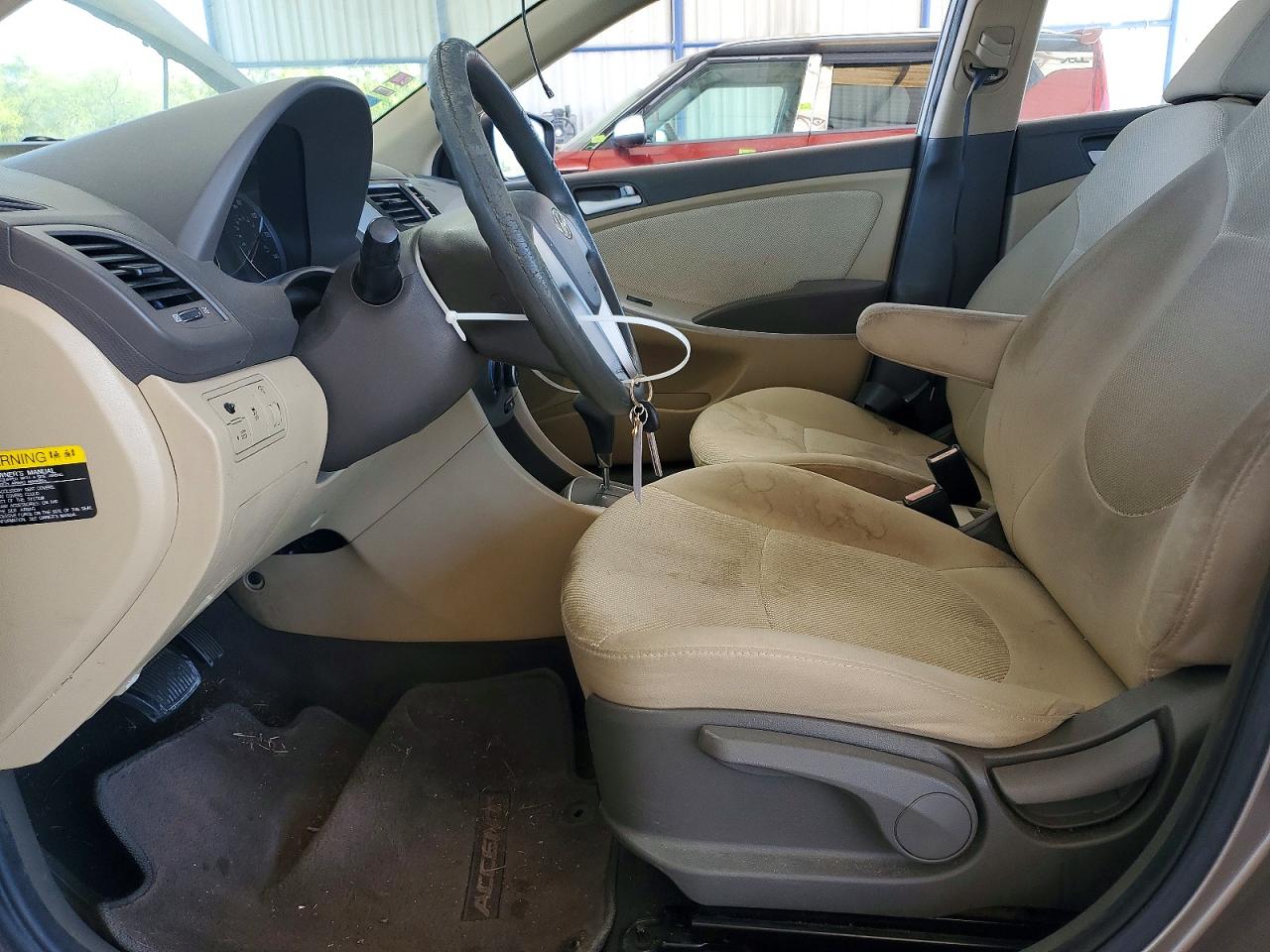 2012 Hyundai Accent Gls Gray vin: KMHCT4AE6CU065661