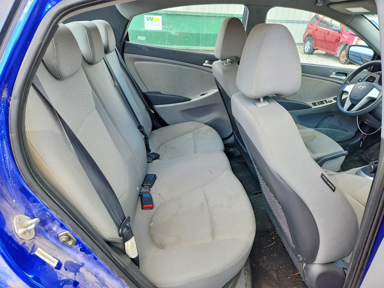 2012 Hyundai Accent Gls Blue vin: KMHCT4AE6CU184133