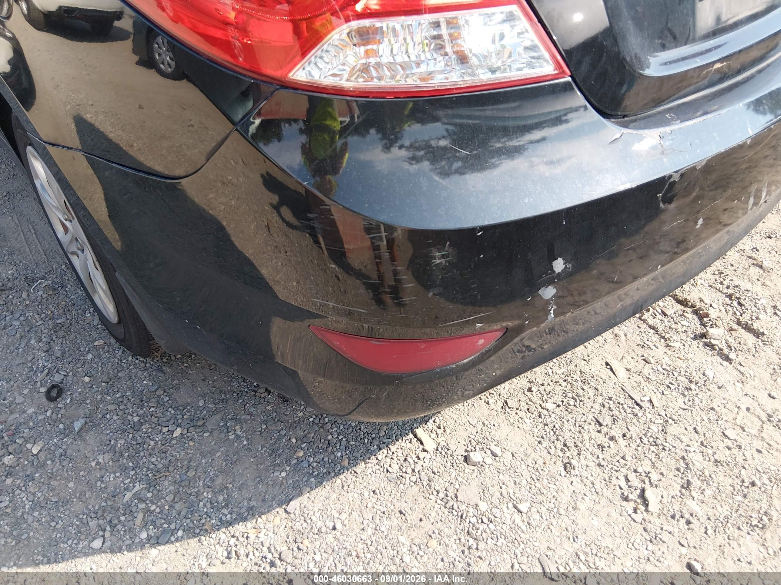 2012 Hyundai Accent Gls Черный vin: KMHCT4AE6CU204896
