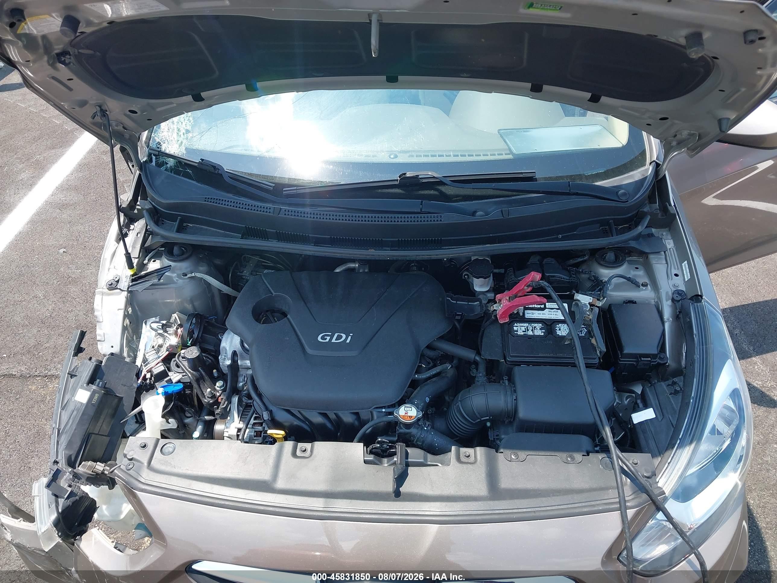 2012 Hyundai Accent Gls Cream vin: KMHCT4AE6CU236666