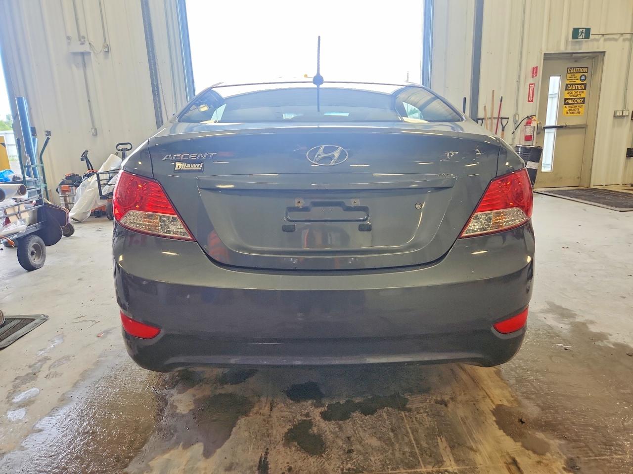 2012 Hyundai Accent Gls Серый vin: KMHCT4AE6CU267030