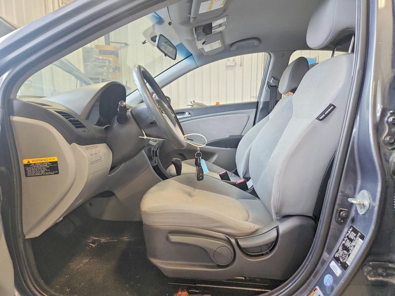 2012 Hyundai Accent Gls Серый vin: KMHCT4AE6CU267030
