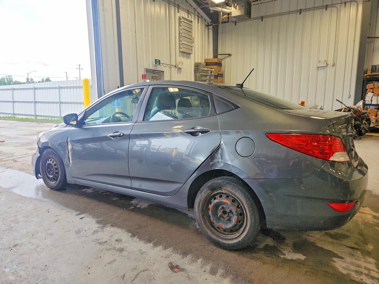 2012 Hyundai Accent Gls Серый vin: KMHCT4AE6CU267030