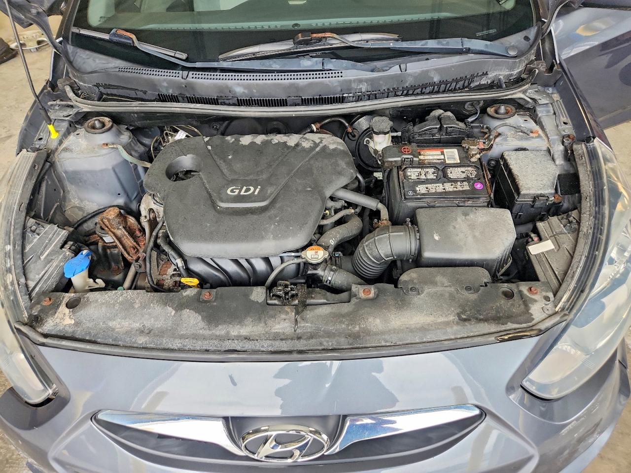 2012 Hyundai Accent Gls Серый vin: KMHCT4AE6CU267030