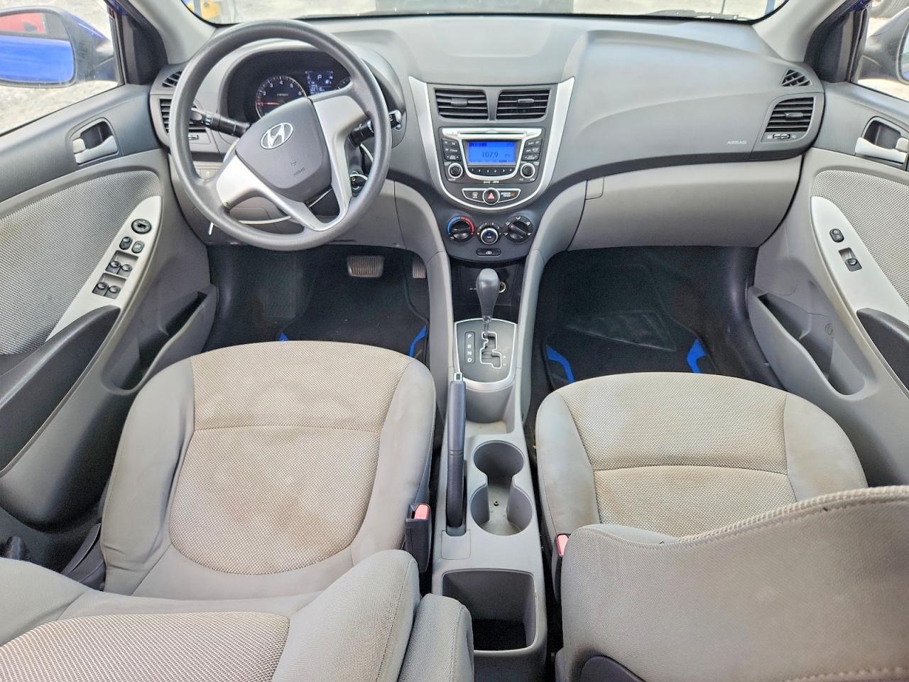 2013 Hyundai Accent Gls Blue vin: KMHCT4AE6DU309925