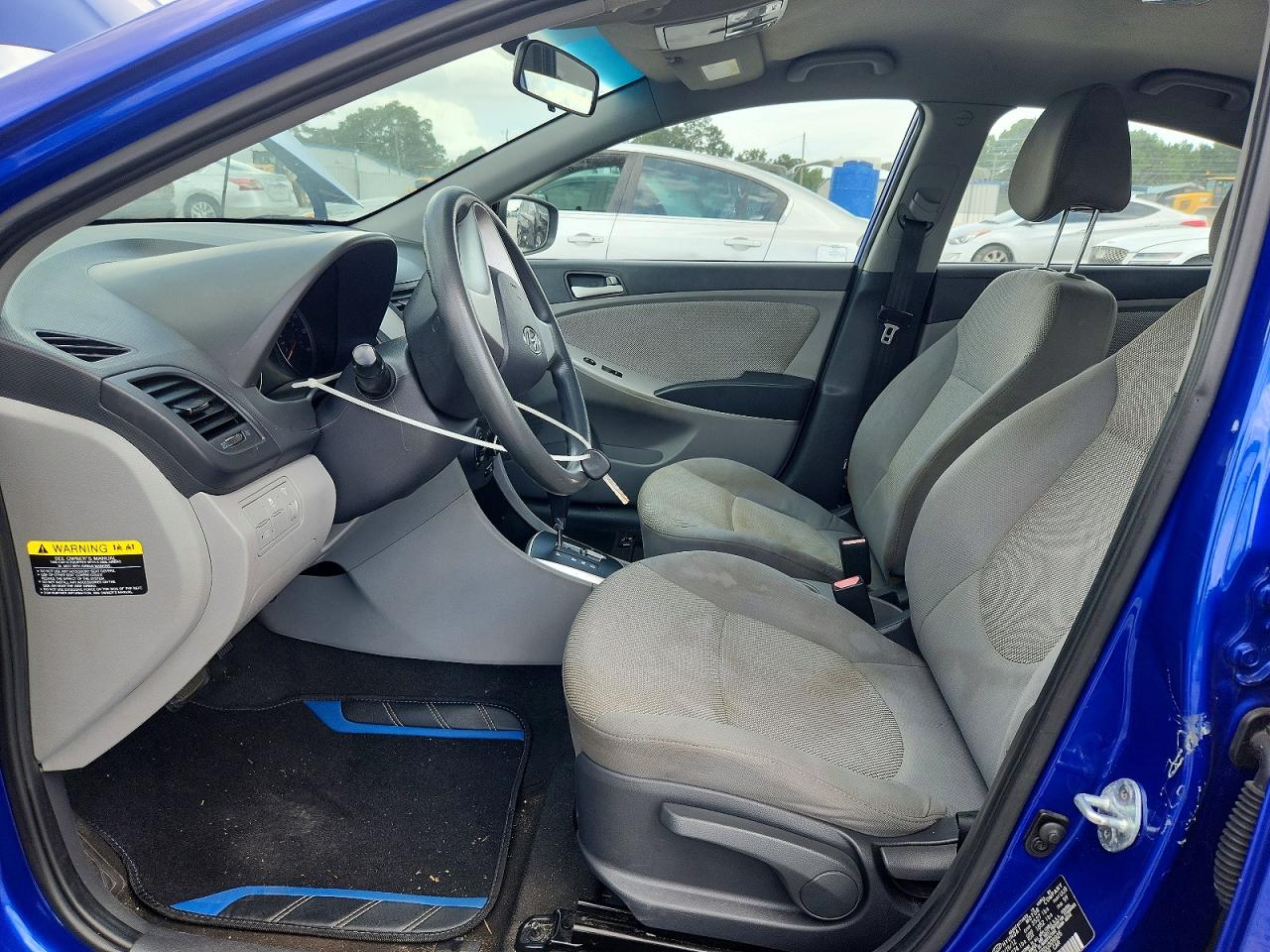 2013 Hyundai Accent Gls Blue vin: KMHCT4AE6DU309925