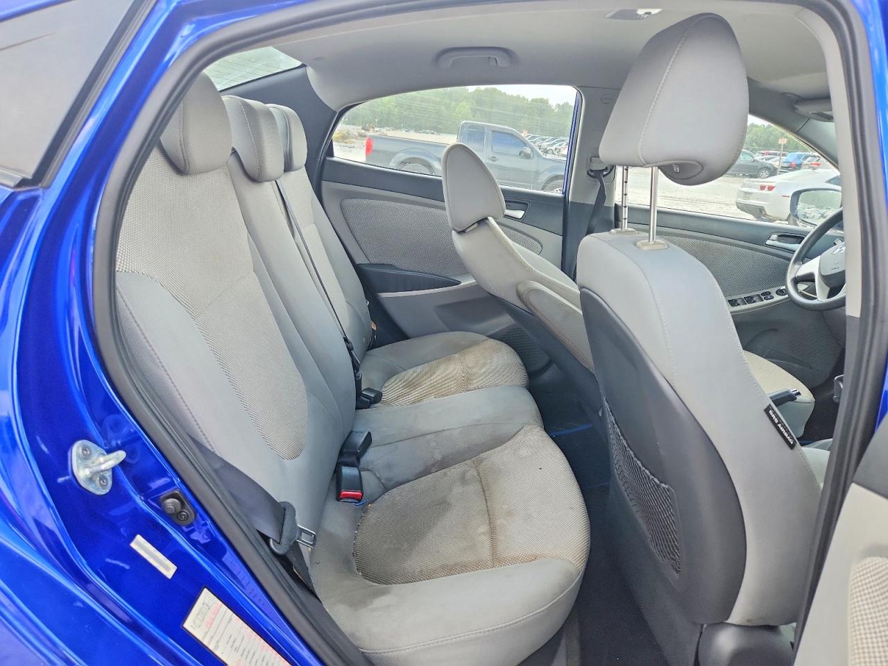2013 Hyundai Accent Gls Blue vin: KMHCT4AE6DU309925