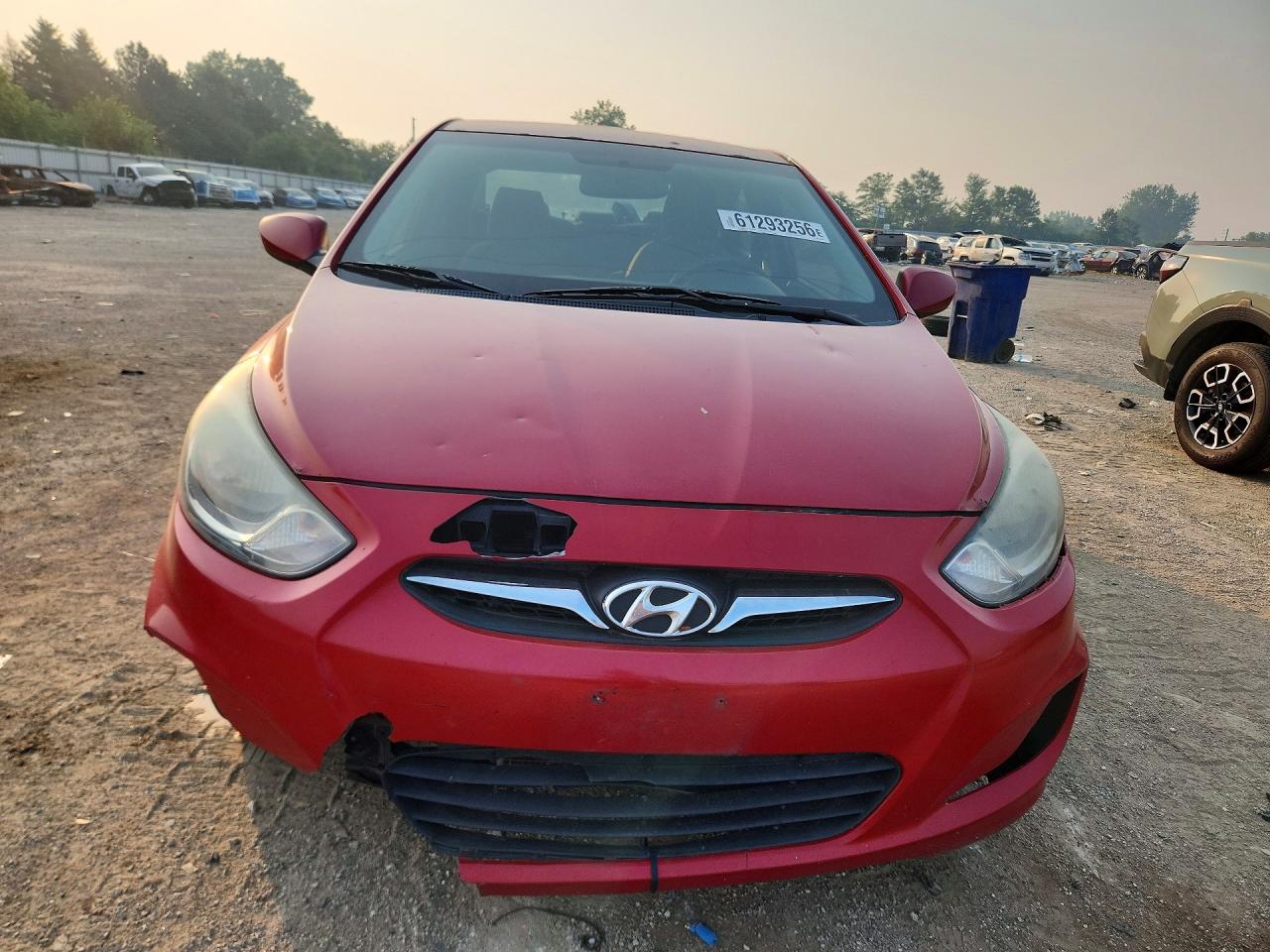 2013 Hyundai Accent Gls Красный vin: KMHCT4AE6DU310654