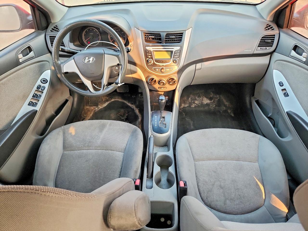 2013 Hyundai Accent Gls Красный vin: KMHCT4AE6DU310654