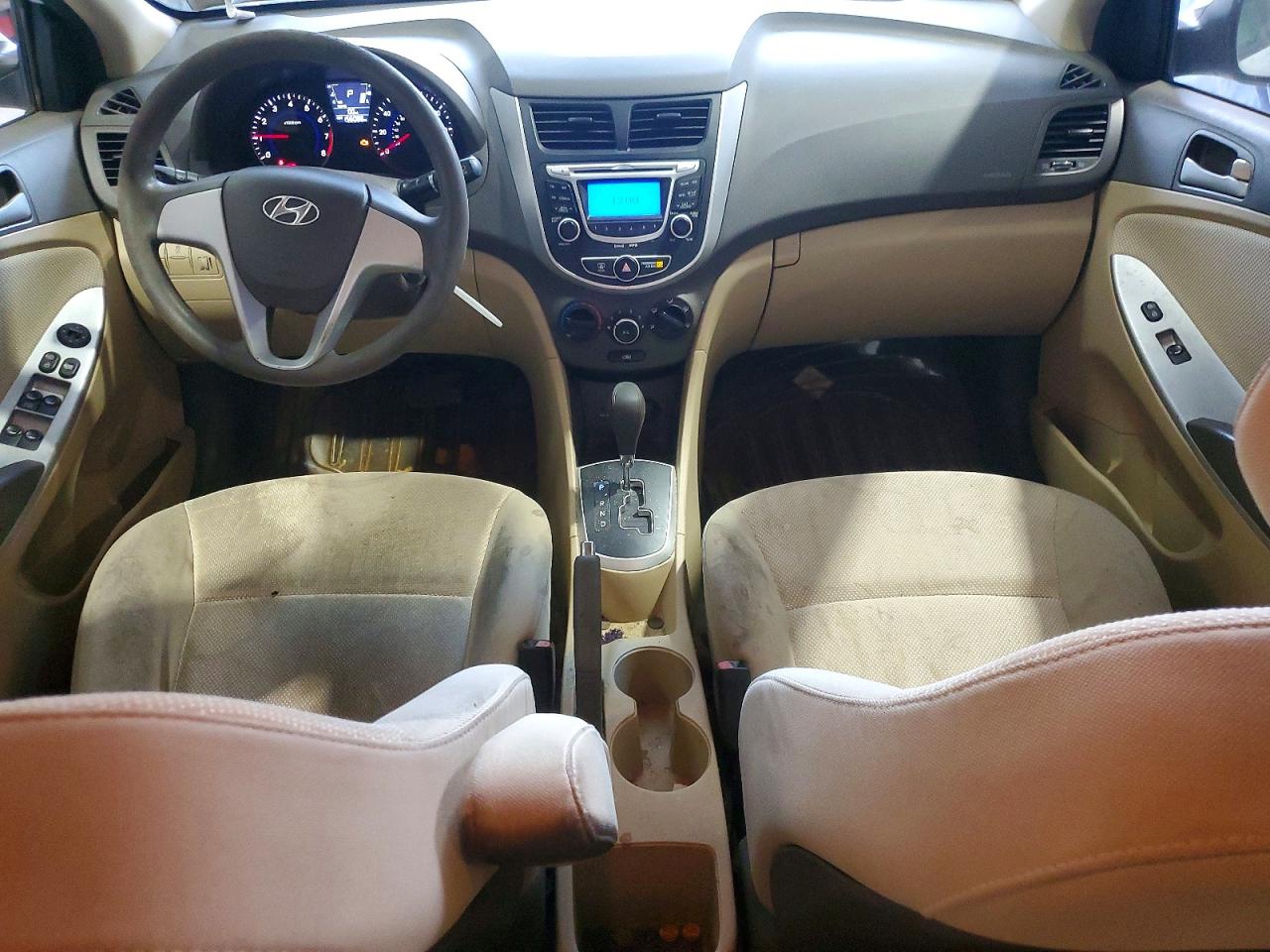 2013 Hyundai Accent Gls White vin: KMHCT4AE6DU323145