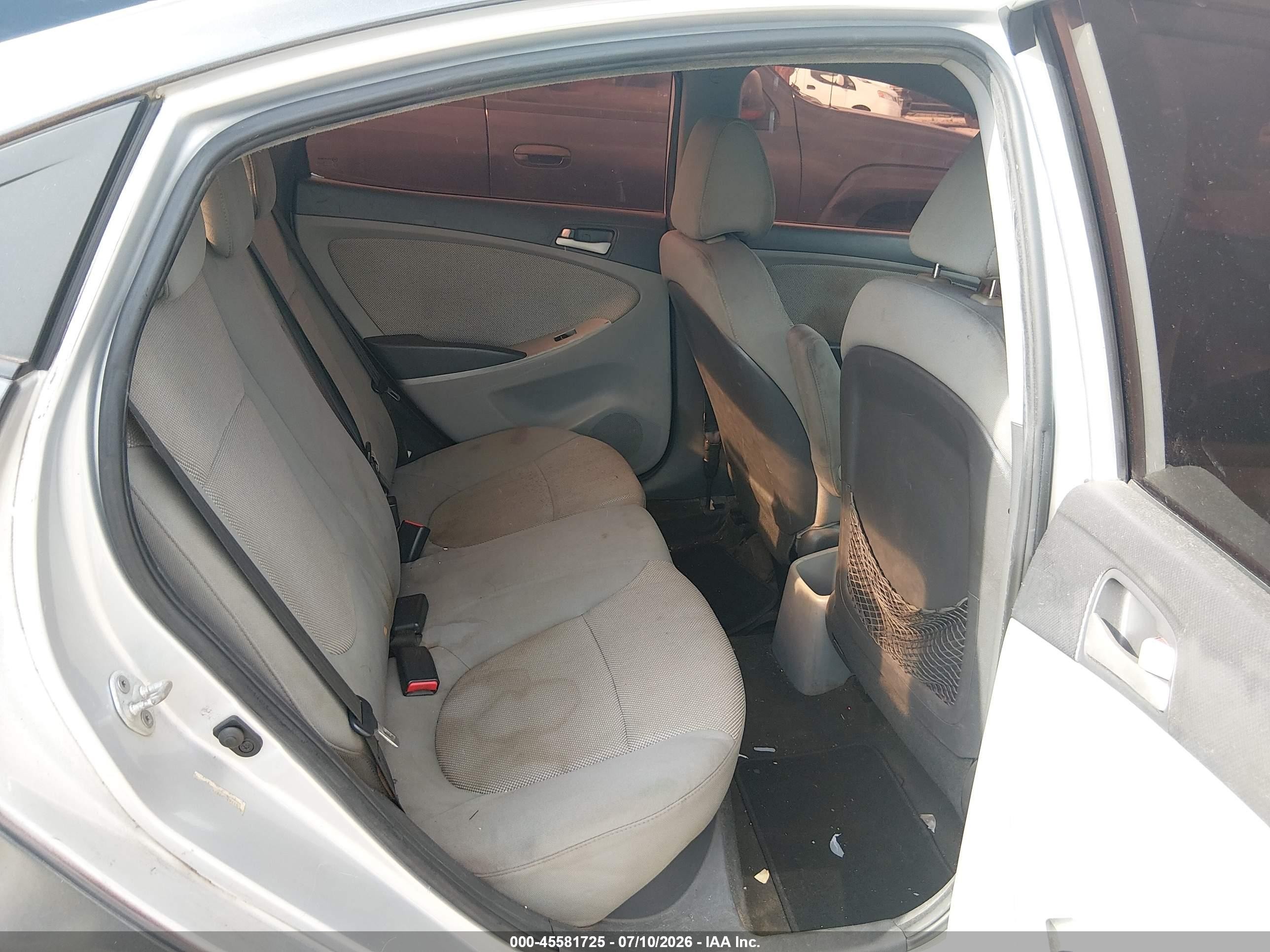 2013 Hyundai Accent Gls Серый vin: KMHCT4AE6DU349115