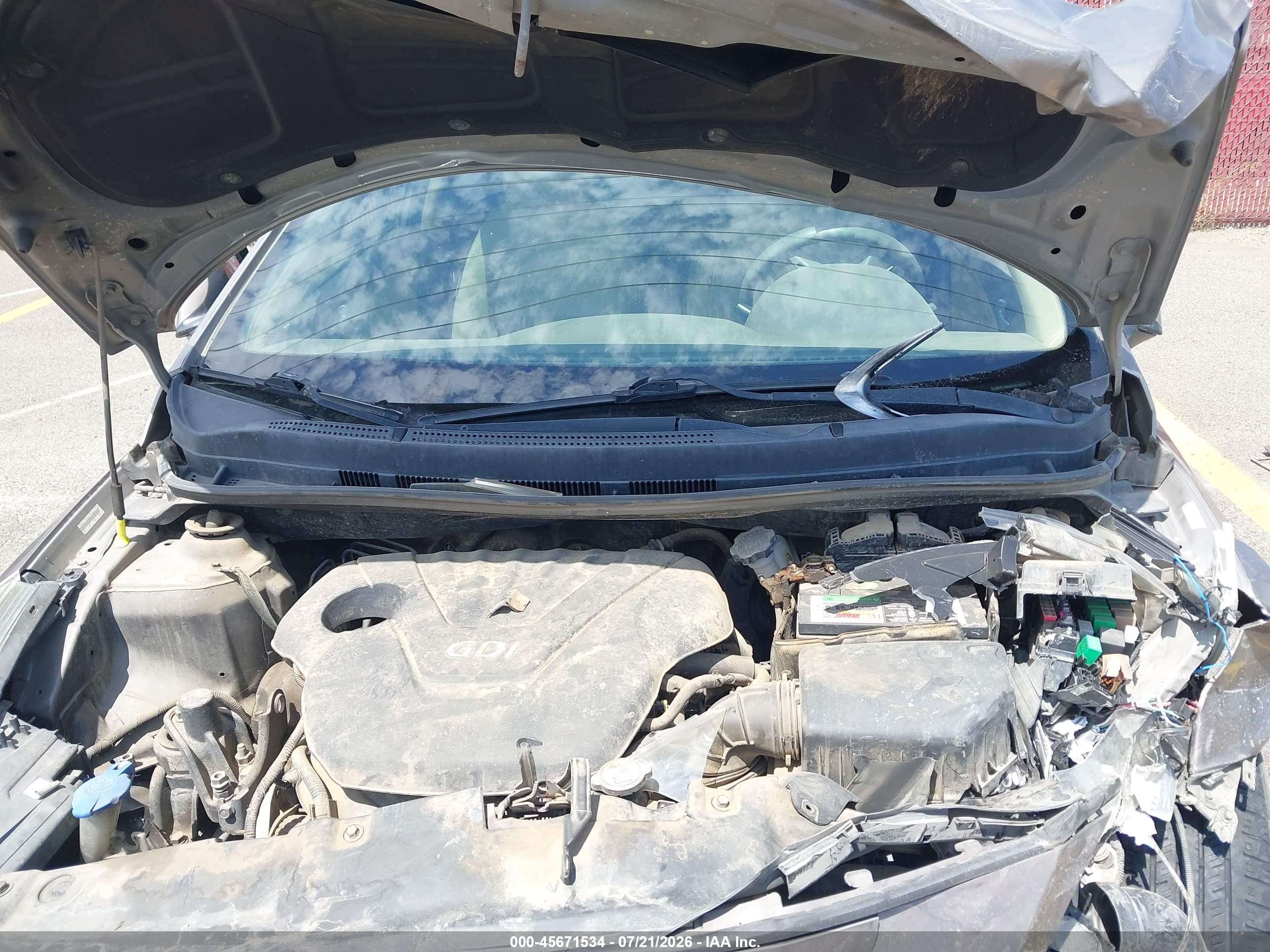 2013 Hyundai Accent Gls Gray vin: KMHCT4AE6DU414075
