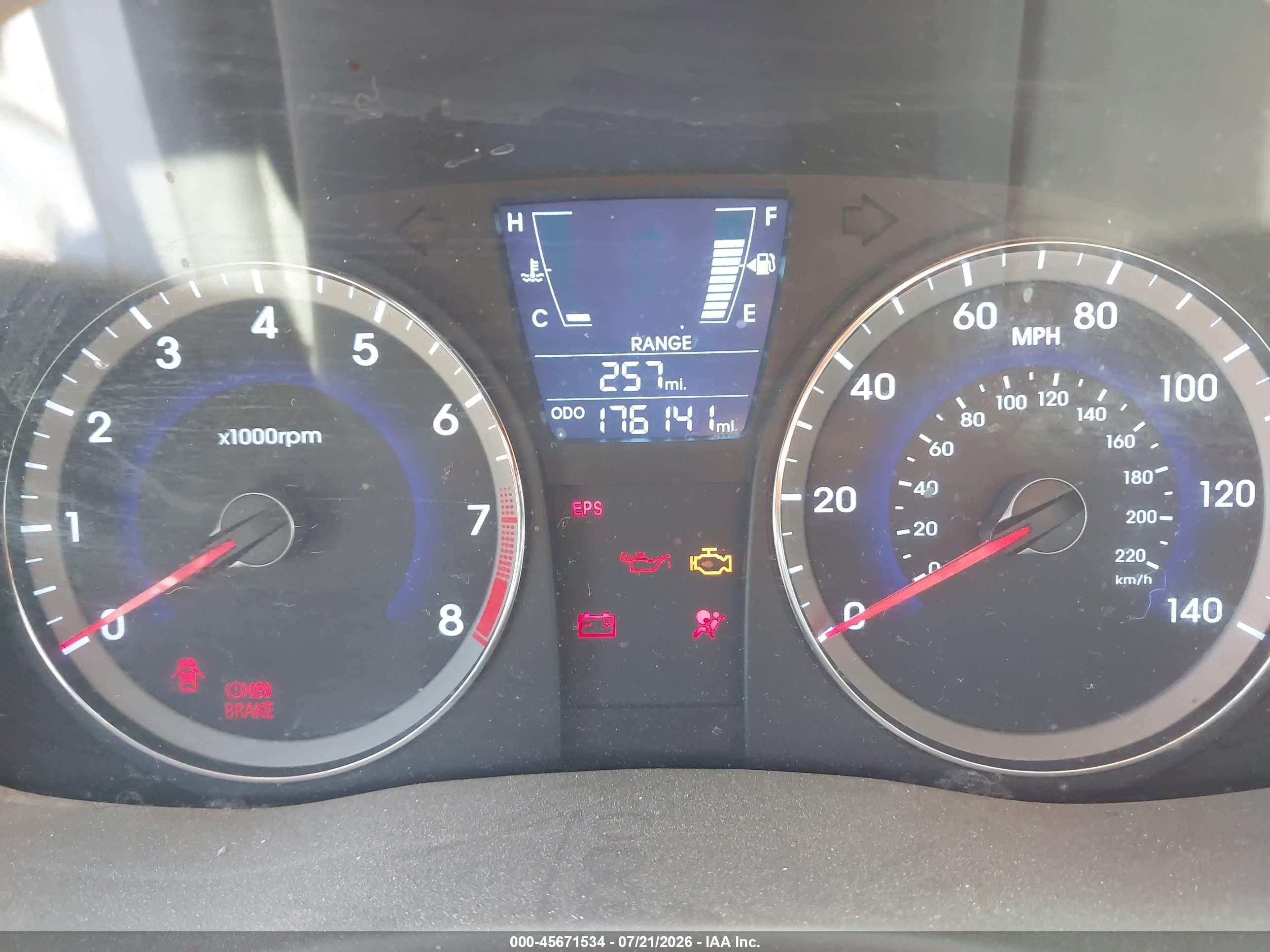 2013 Hyundai Accent Gls Gray vin: KMHCT4AE6DU414075
