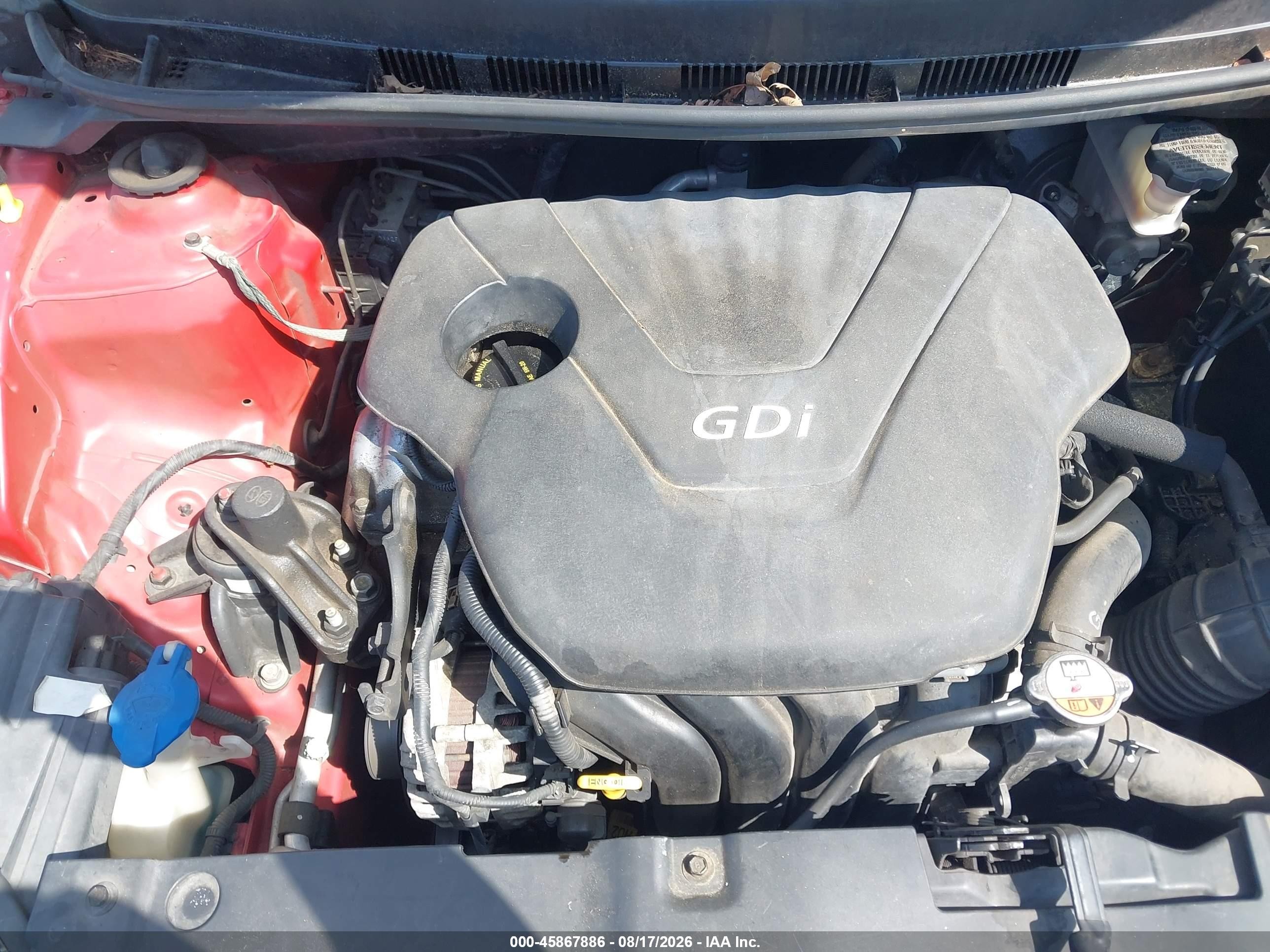 2013 Hyundai Accent Gls Red vin: KMHCT4AE6DU429398