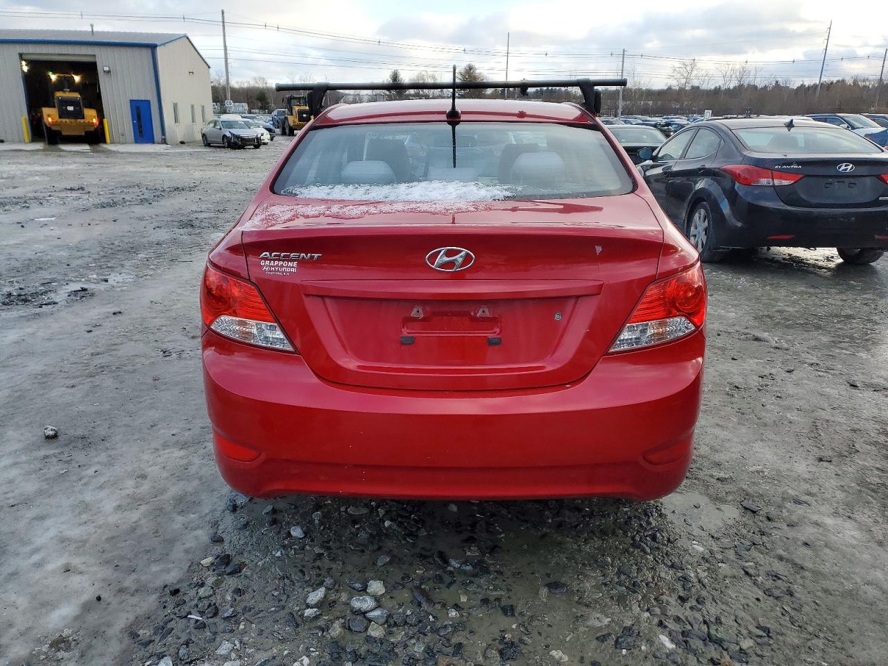 2013 Hyundai Accent Gls Red vin: KMHCT4AE6DU516427