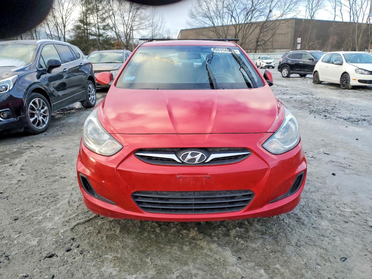 2013 Hyundai Accent Gls Red vin: KMHCT4AE6DU516427