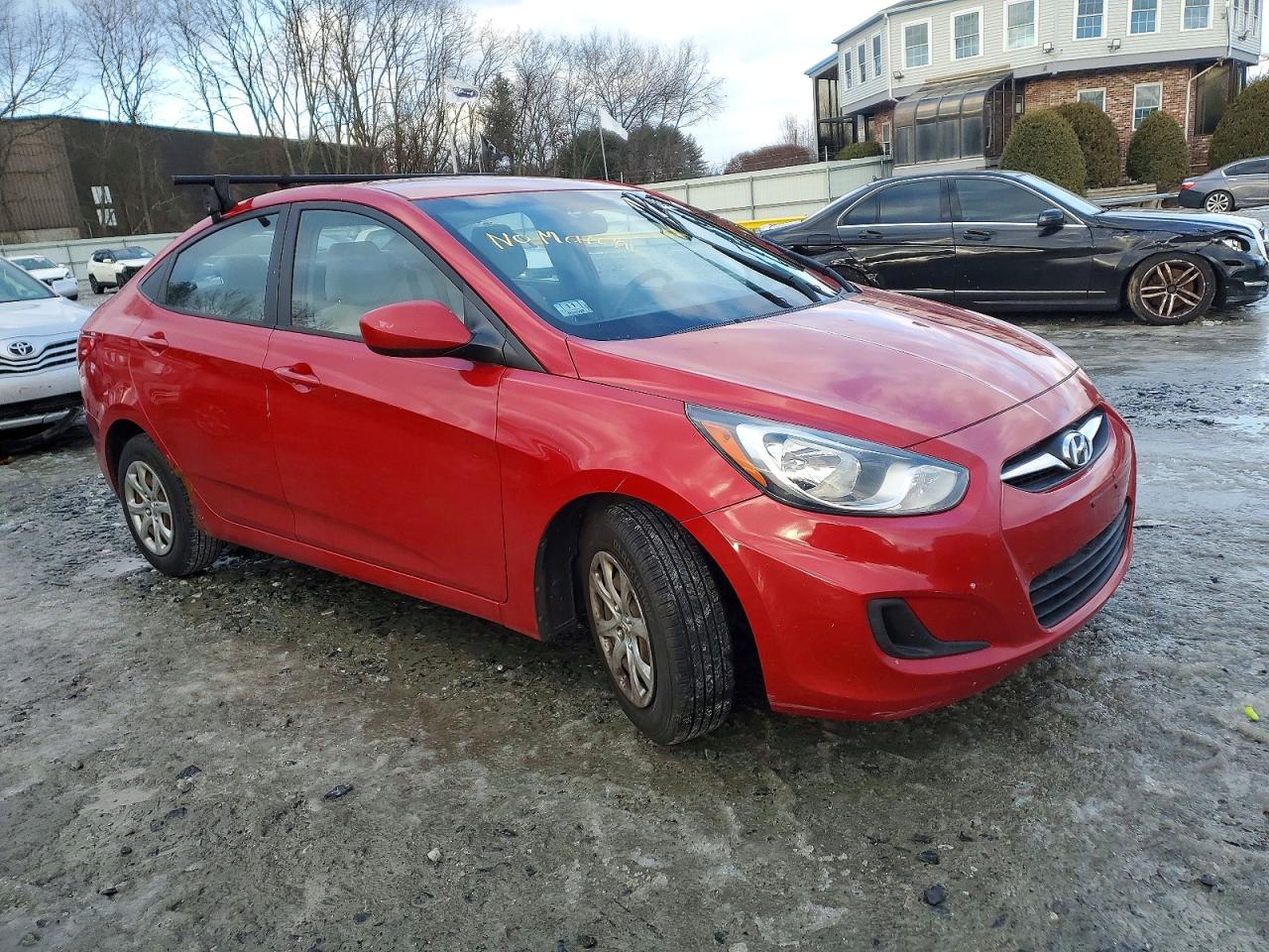 2013 Hyundai Accent Gls Red vin: KMHCT4AE6DU516427