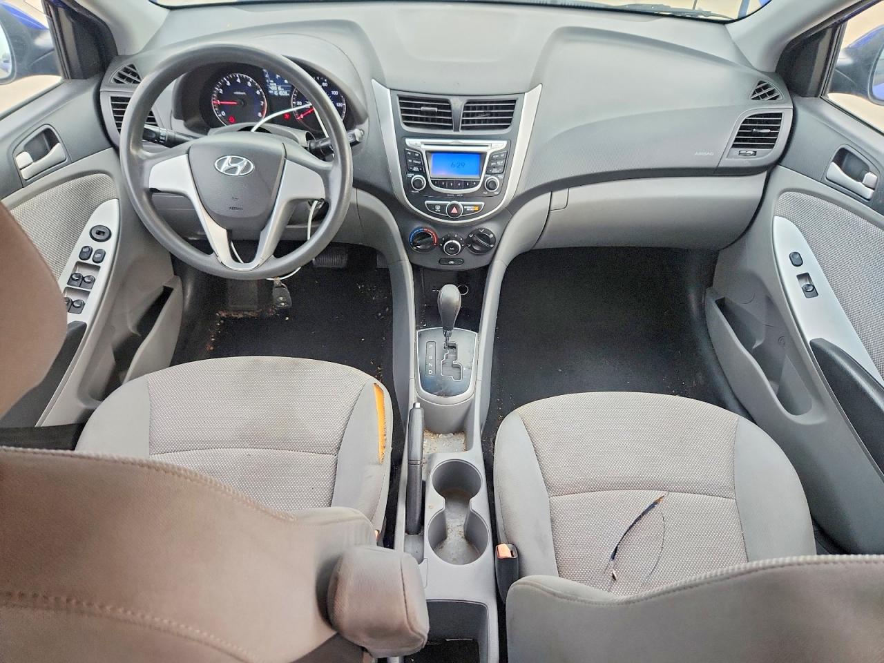 2013 Hyundai Accent Gls Blue vin: KMHCT4AE6DU549279