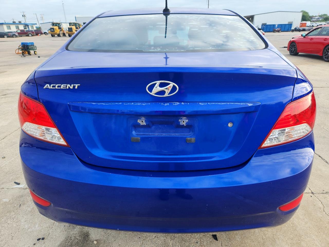 2013 Hyundai Accent Gls Blue vin: KMHCT4AE6DU549279