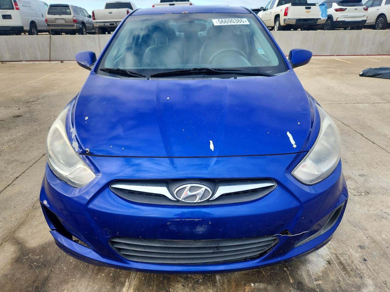 2013 Hyundai Accent Gls Blue vin: KMHCT4AE6DU549279