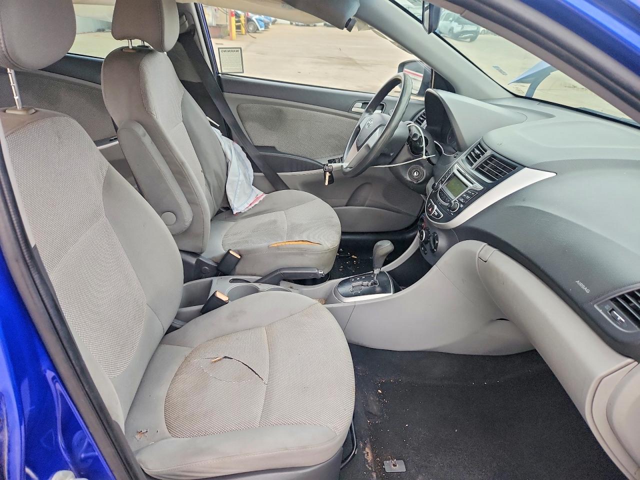 2013 Hyundai Accent Gls Blue vin: KMHCT4AE6DU549279
