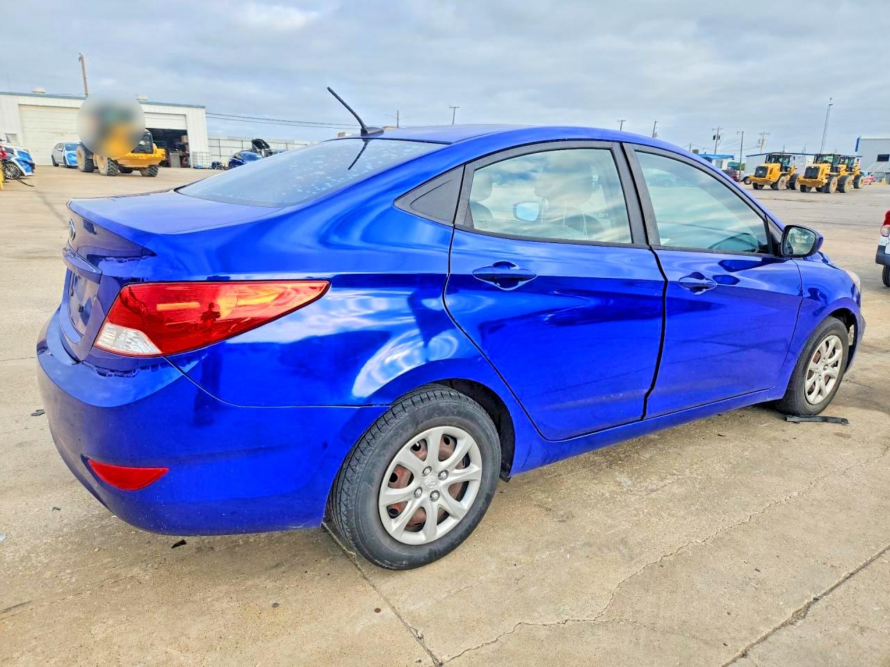 2013 Hyundai Accent Gls Blue vin: KMHCT4AE6DU549279