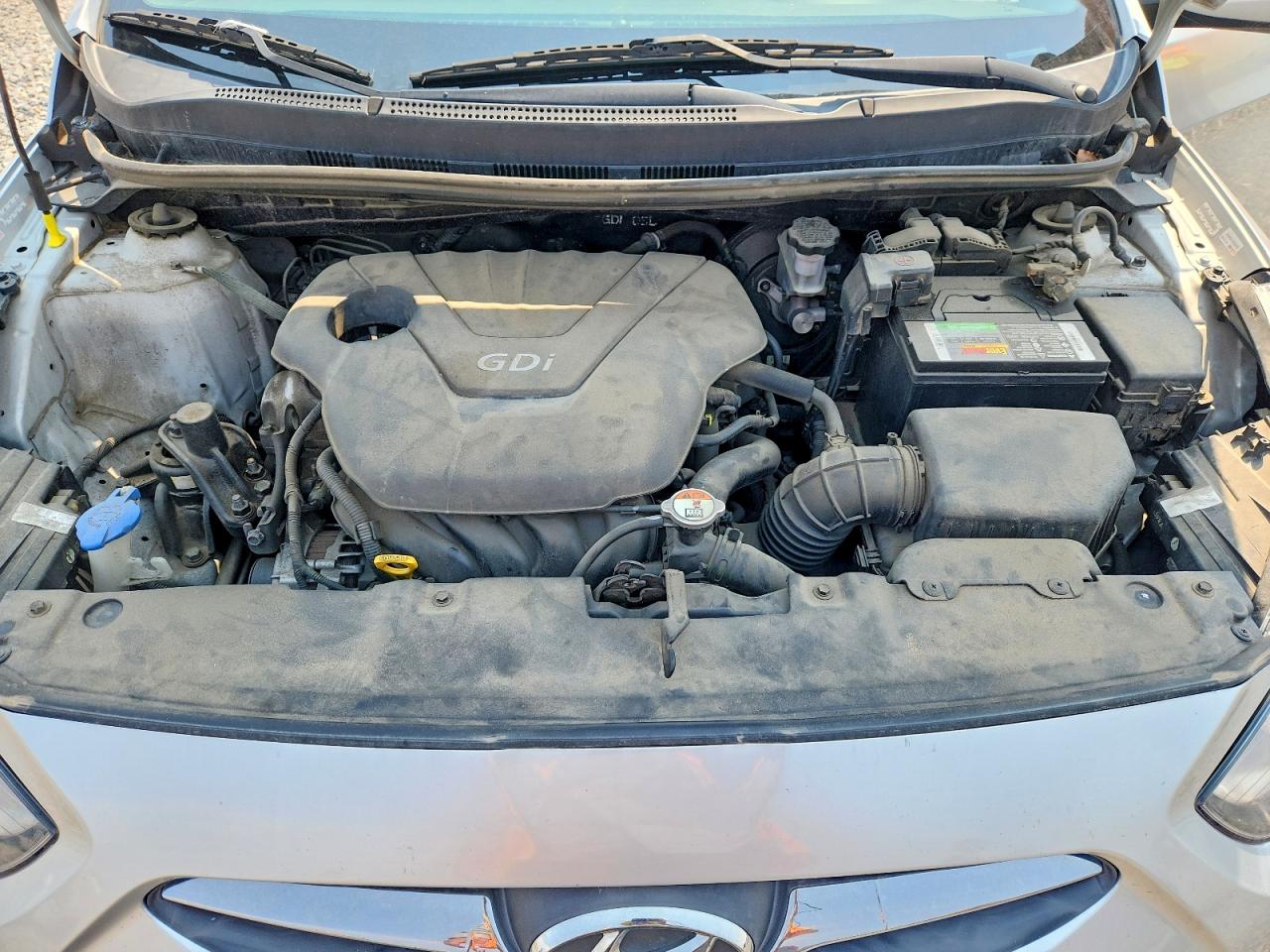 2013 Hyundai Accent Gls Серебряный vin: KMHCT4AE6DU577227