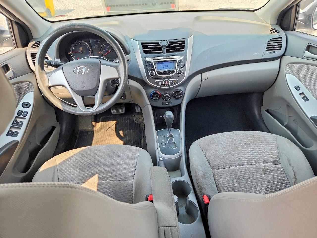 2013 Hyundai Accent Gls Silver vin: KMHCT4AE6DU577227