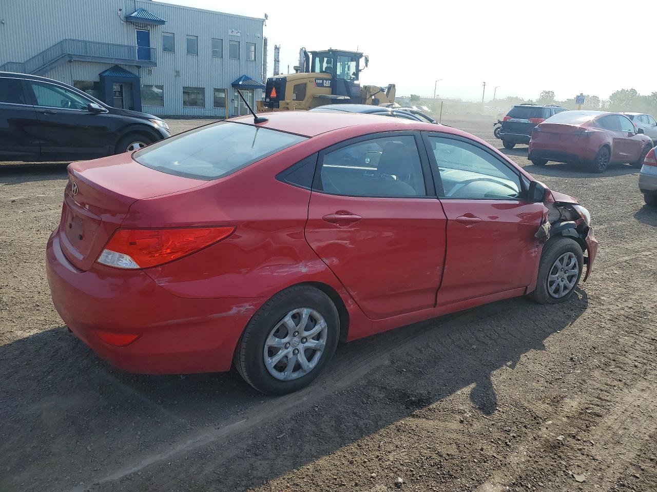 2014 Hyundai Accent Gls Red vin: KMHCT4AE6EU625309
