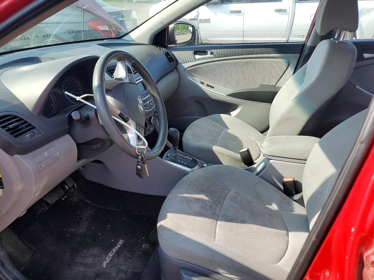2014 Hyundai Accent Gls Red vin: KMHCT4AE6EU625309