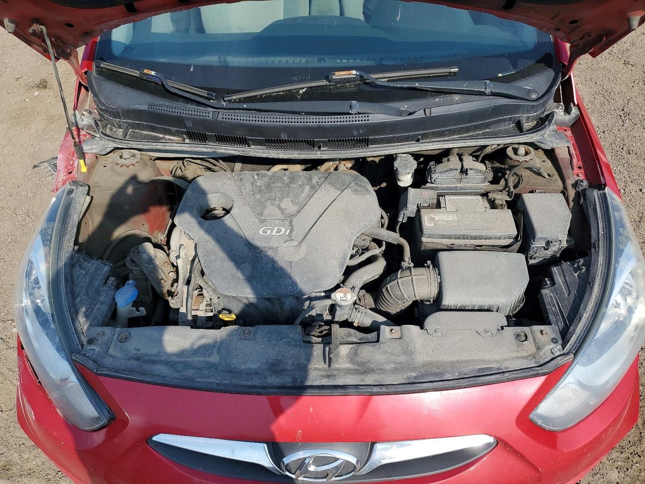 2014 Hyundai Accent Gls Red vin: KMHCT4AE6EU625309