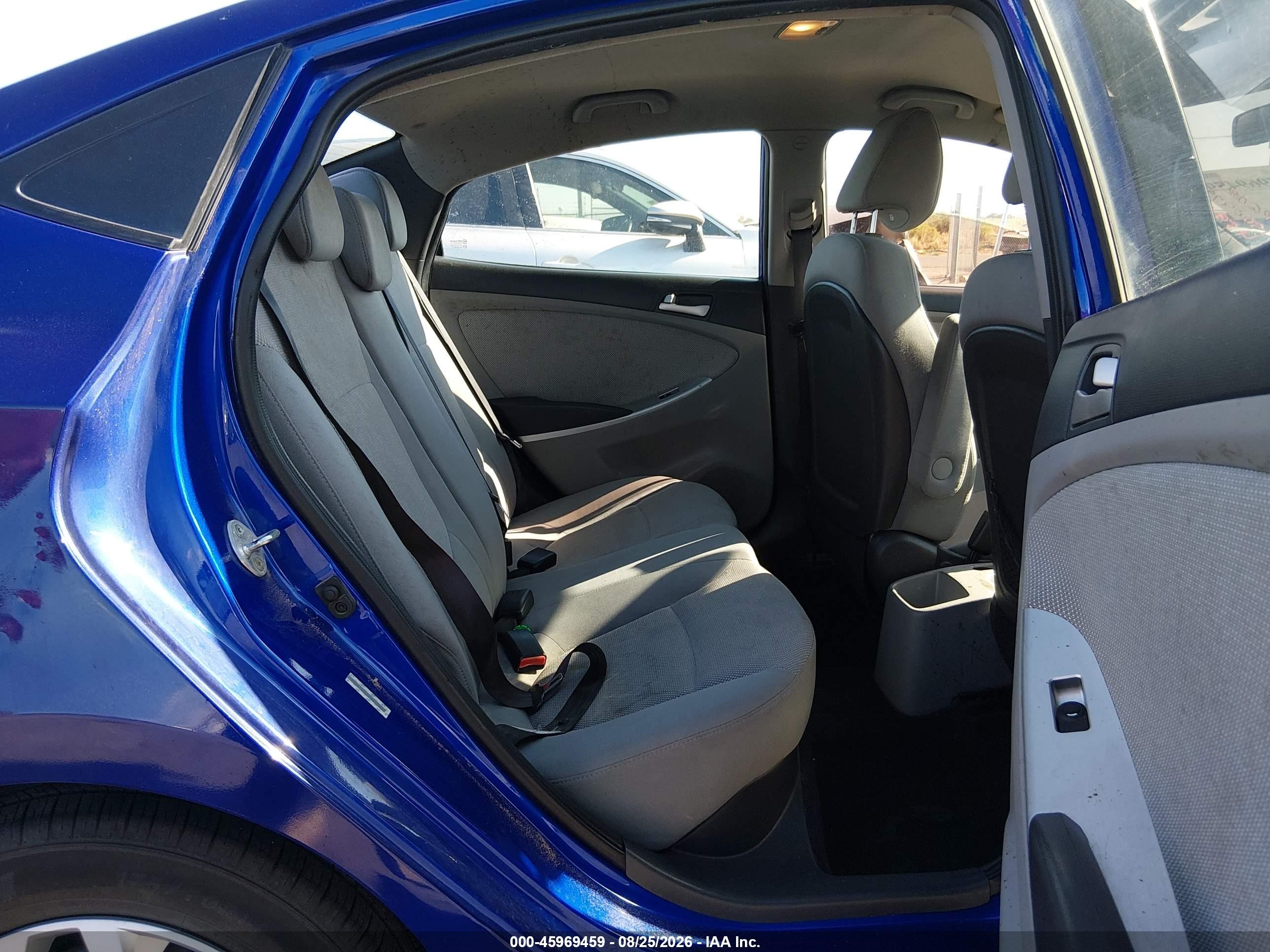 2014 Hyundai Accent Gls Blue vin: KMHCT4AE6EU681766
