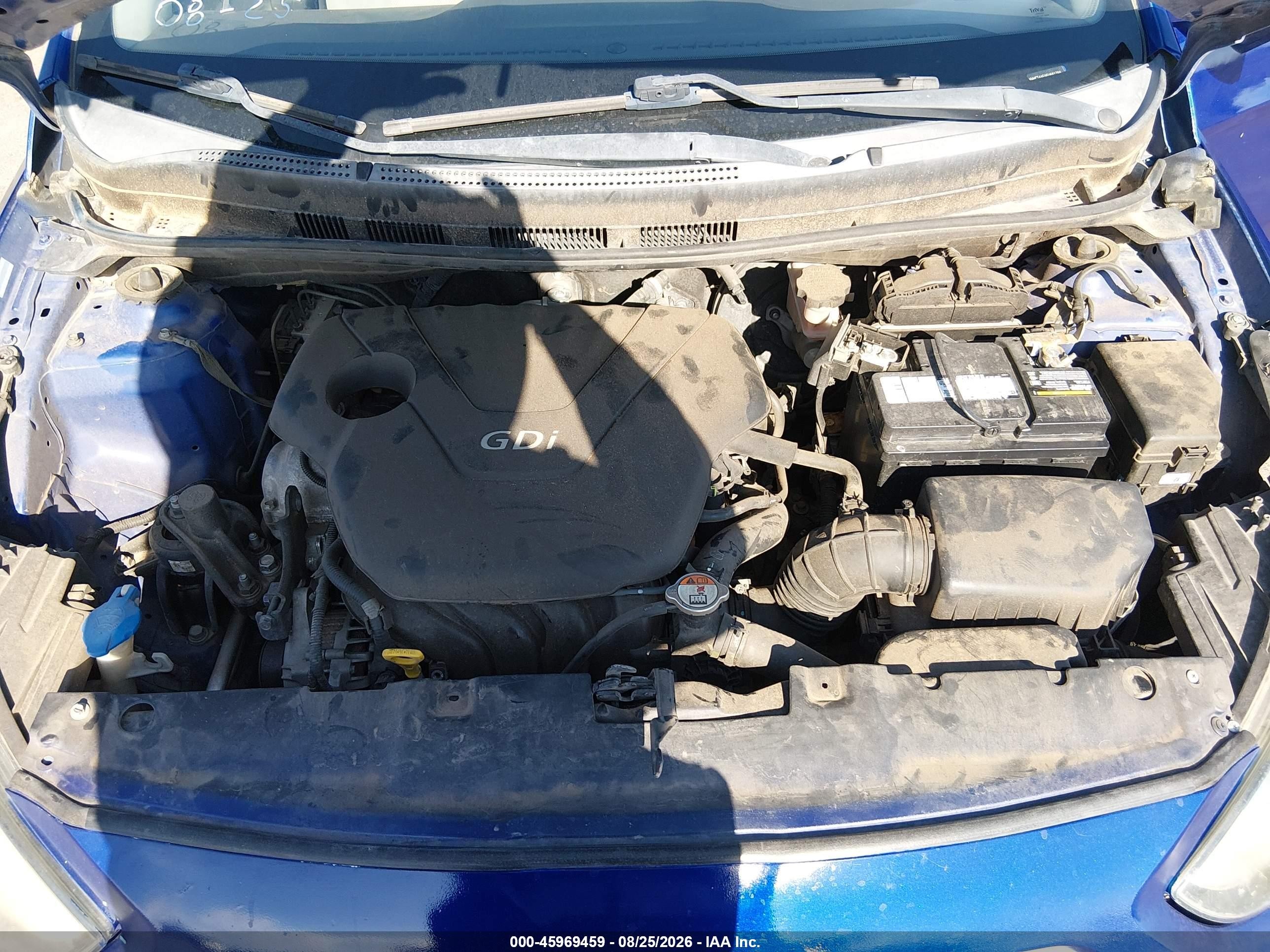 2014 Hyundai Accent Gls Blue vin: KMHCT4AE6EU681766
