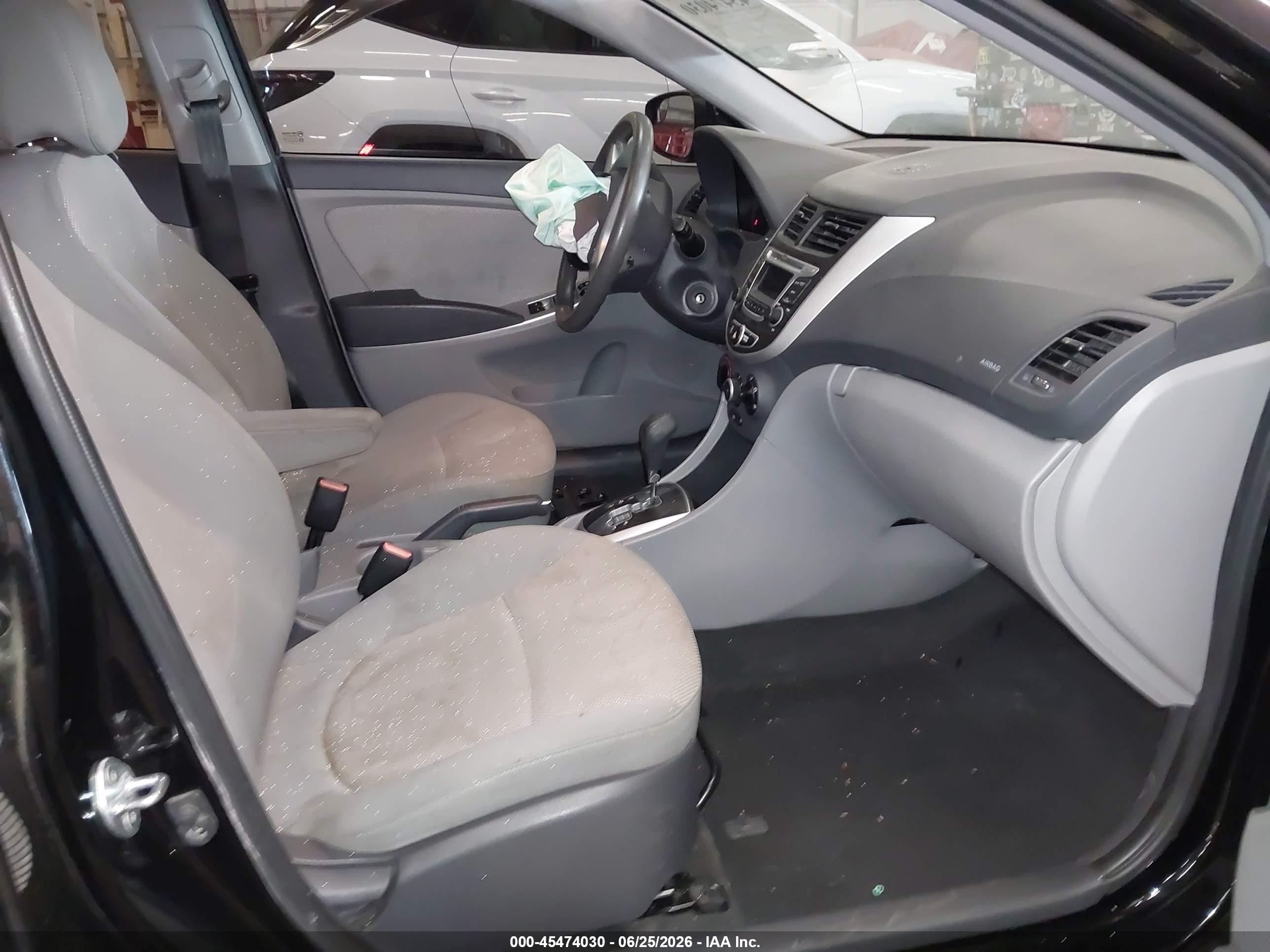 2014 Hyundai Accent Gls Black vin: KMHCT4AE6EU699345