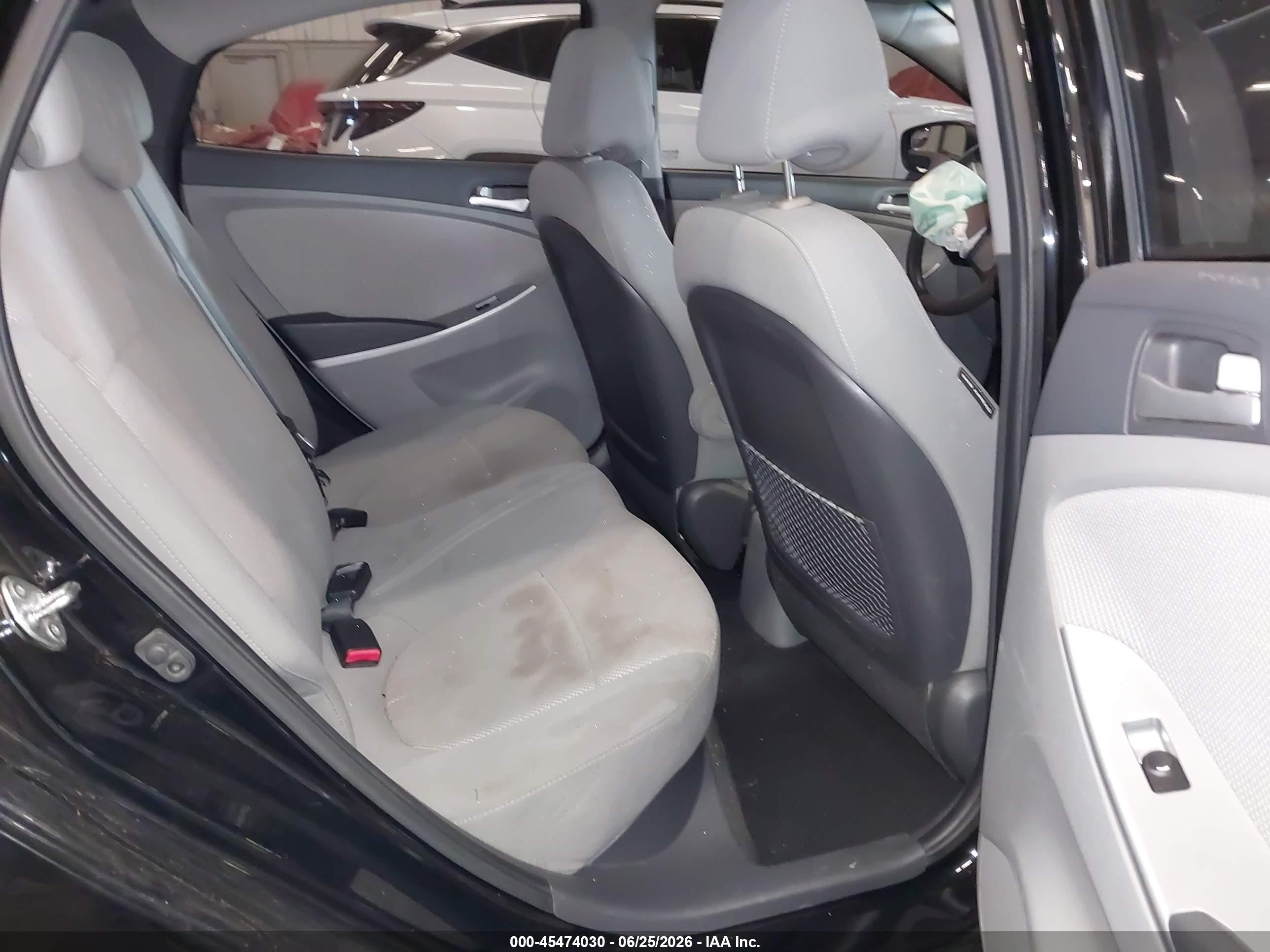 2014 Hyundai Accent Gls Black vin: KMHCT4AE6EU699345