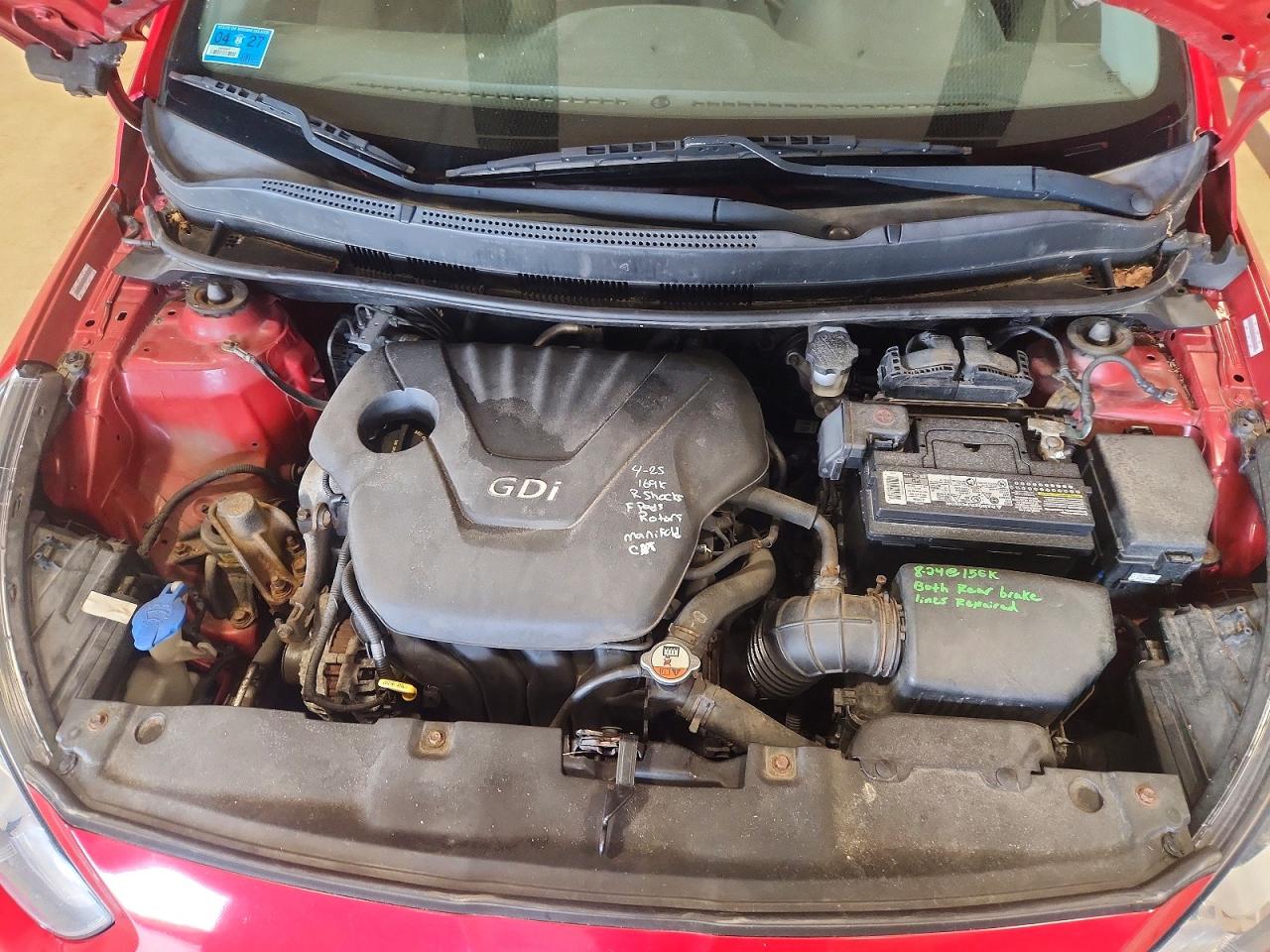 2014 Hyundai Accent Gls Red vin: KMHCT4AE6EU729802
