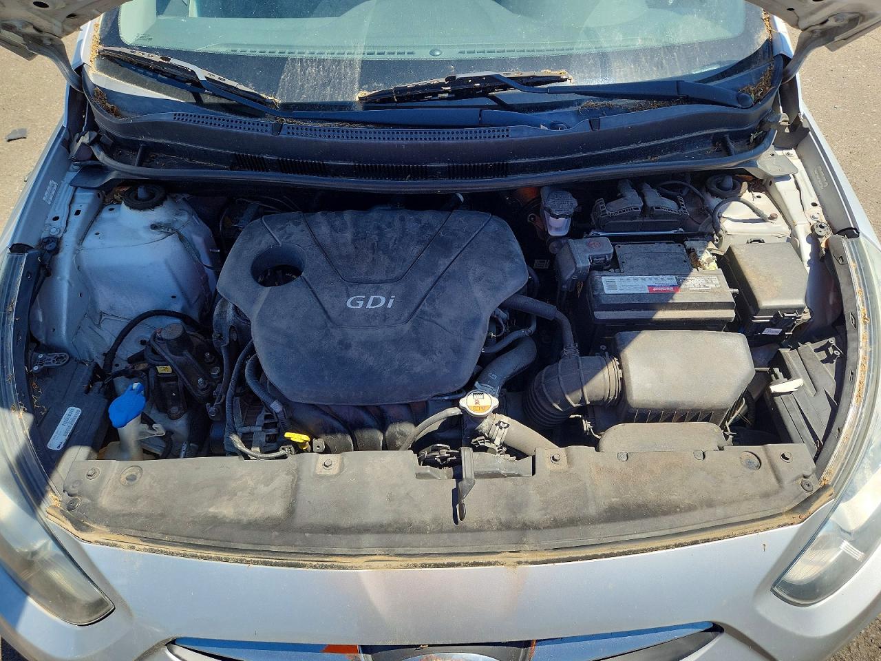 2014 Hyundai Accent Gls Silver vin: KMHCT4AE6EU758264