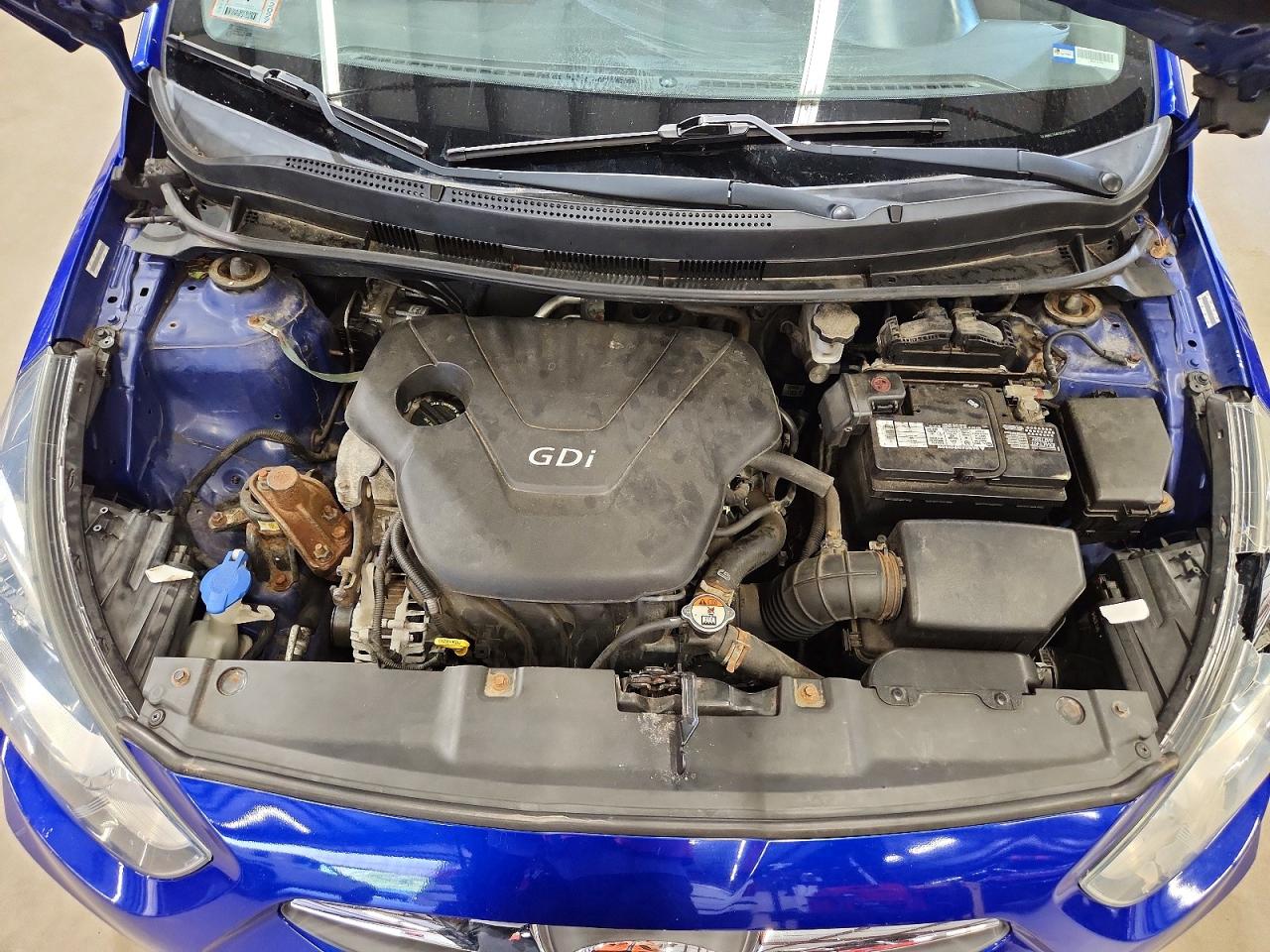 2014 Hyundai Accent Gls Blue vin: KMHCT4AE6EU758796