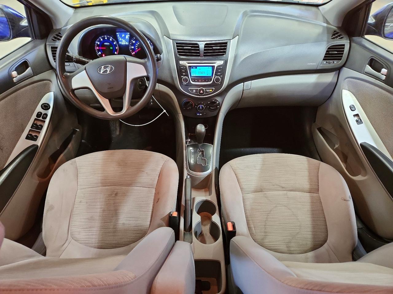 2014 Hyundai Accent Gls Blue vin: KMHCT4AE6EU758796
