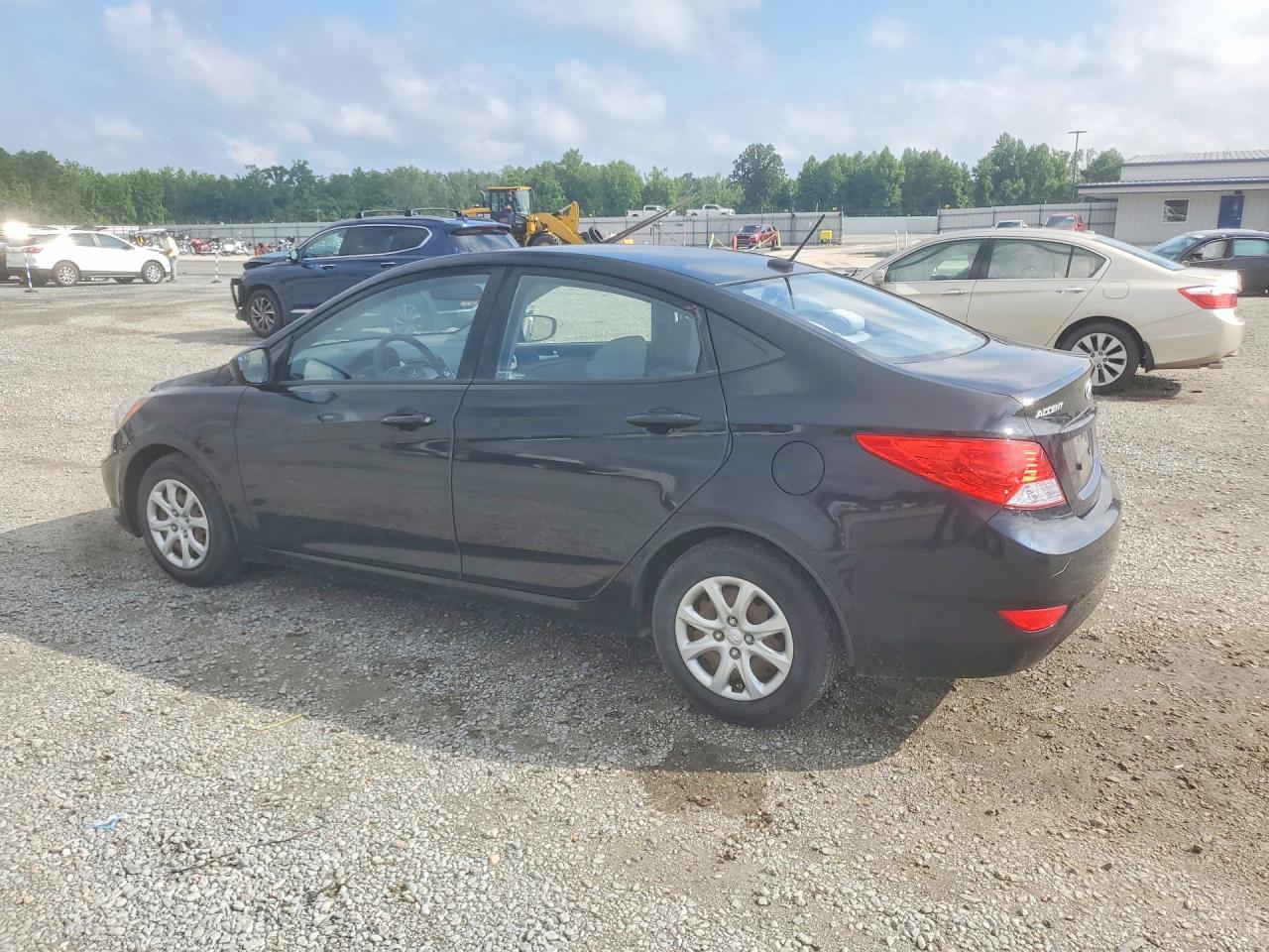 2014 Hyundai Accent Gls Black vin: KMHCT4AE6EU776490