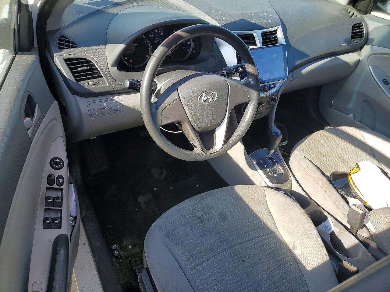 2015 Hyundai Accent Gls White vin: KMHCT4AE6FU799463