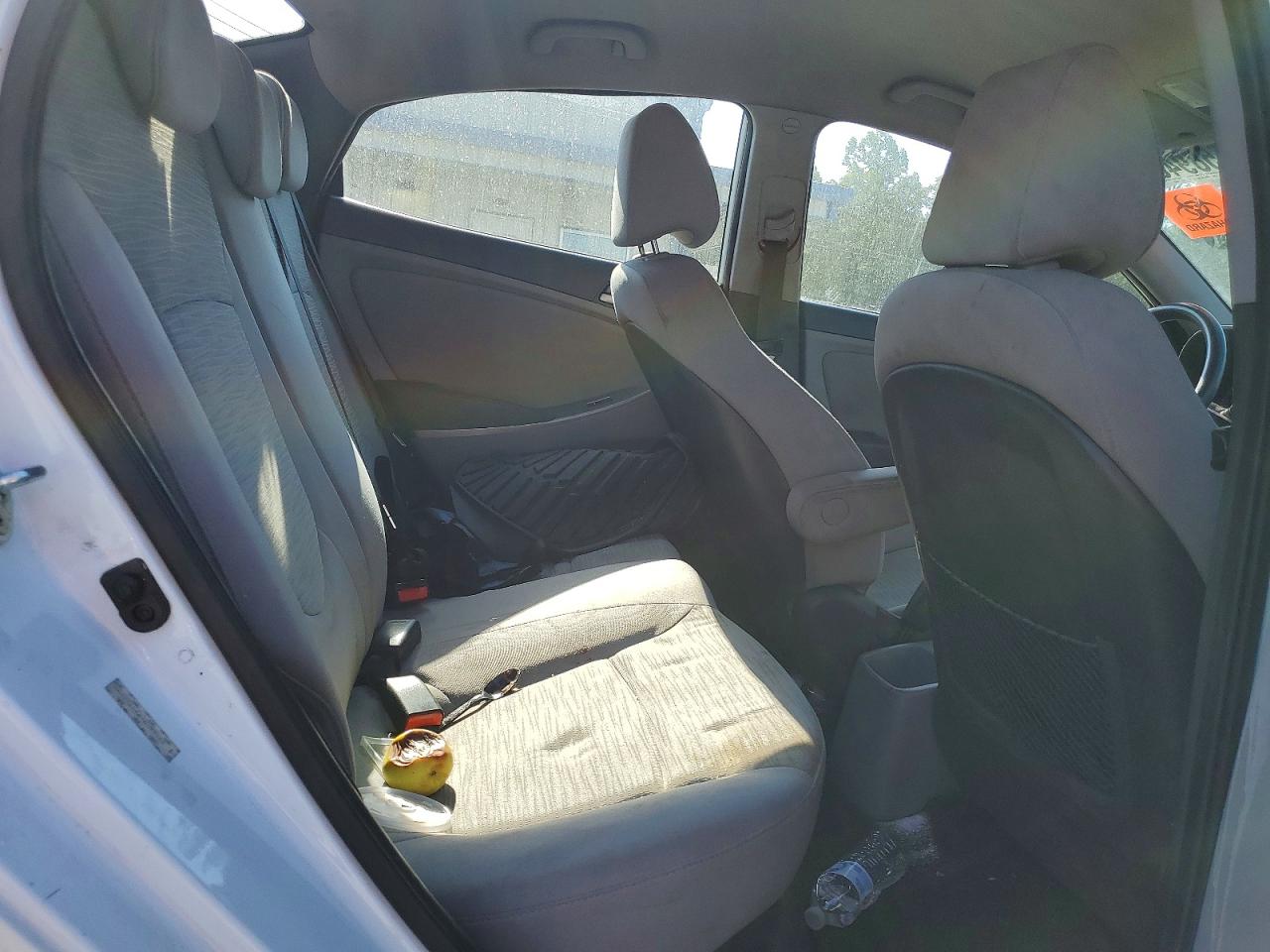 2015 Hyundai Accent Gls White vin: KMHCT4AE6FU799463