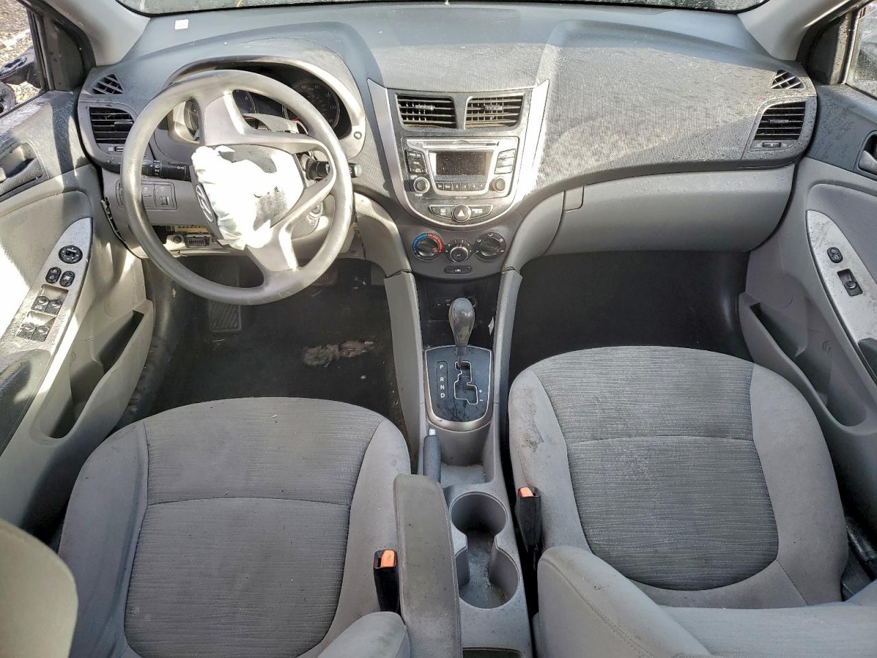 2015 Hyundai Accent Gls Silver vin: KMHCT4AE6FU807514