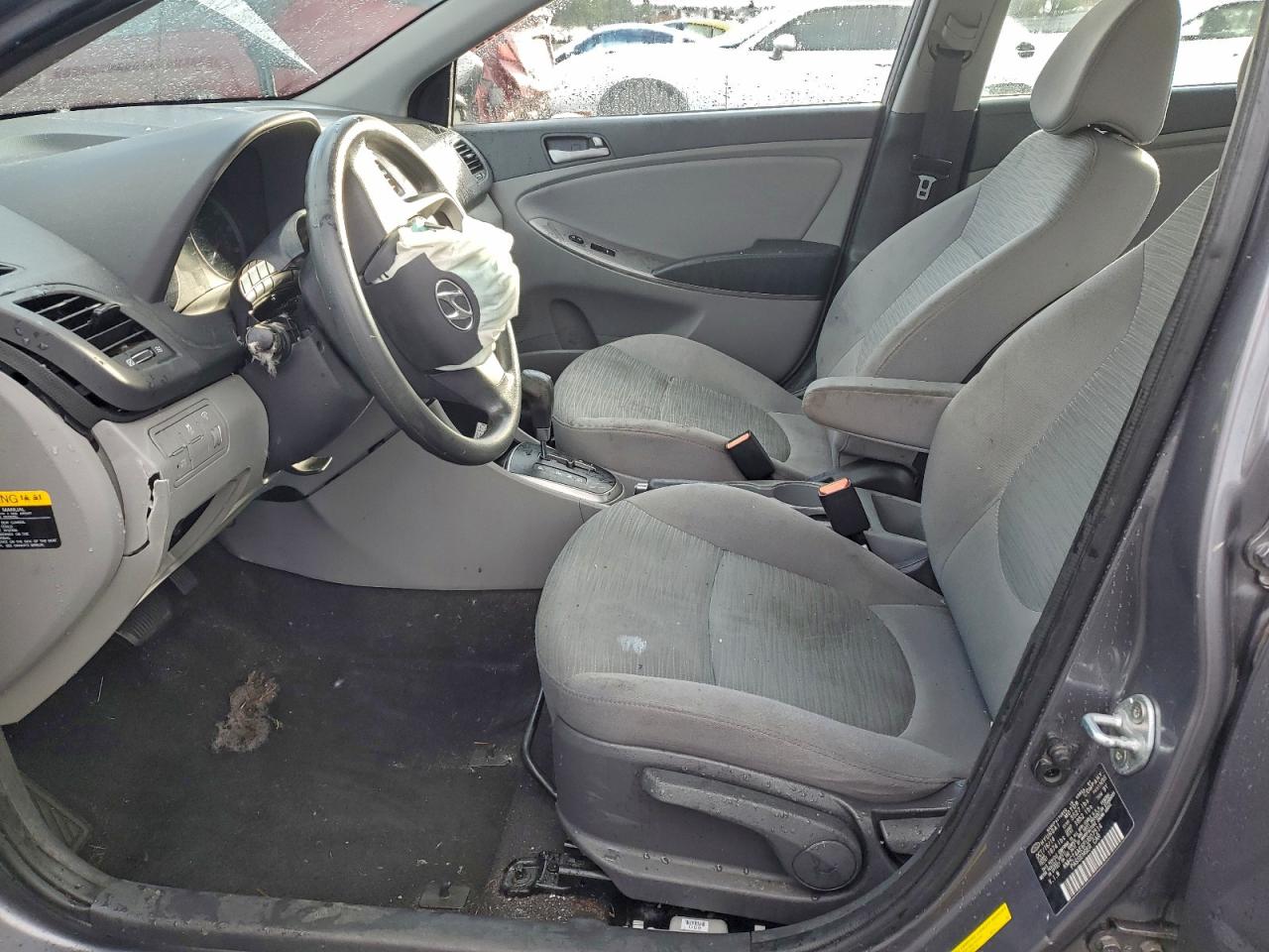 2015 Hyundai Accent Gls Silver vin: KMHCT4AE6FU807514